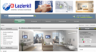 Projektowanie stron: www.olazienki.pl