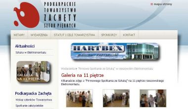 Projektowanie stron: podkarpackazacheta.pl